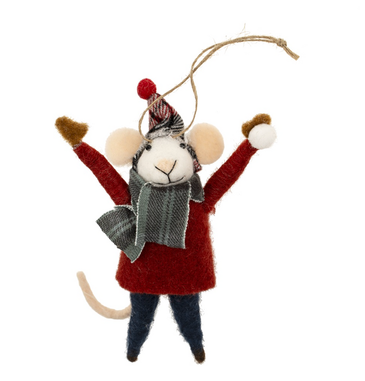 Snowball Spencer Mouse Ornament