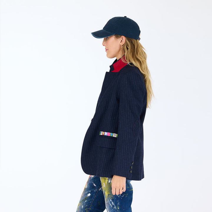 Workday Love Brigade Blazer, Indigo Blue,