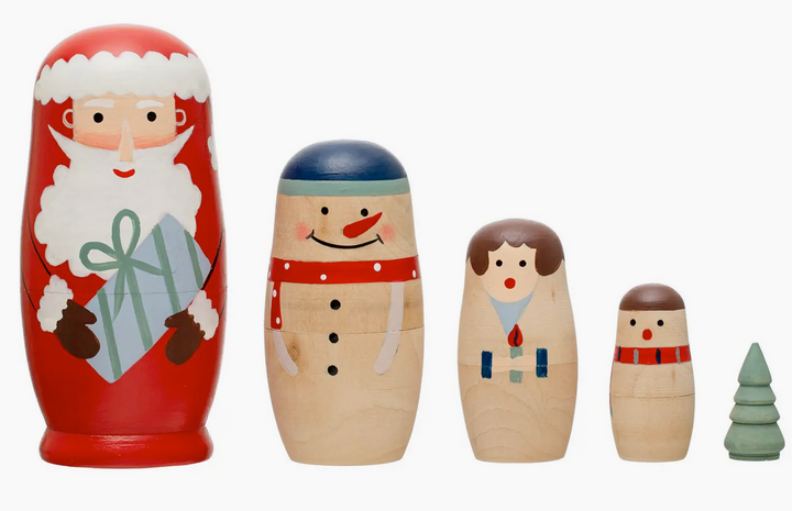 stacking dolls, wood
