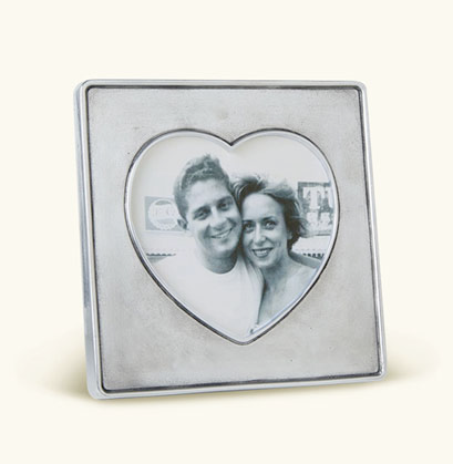 MATCH Pewter, Heart in Square Frame
