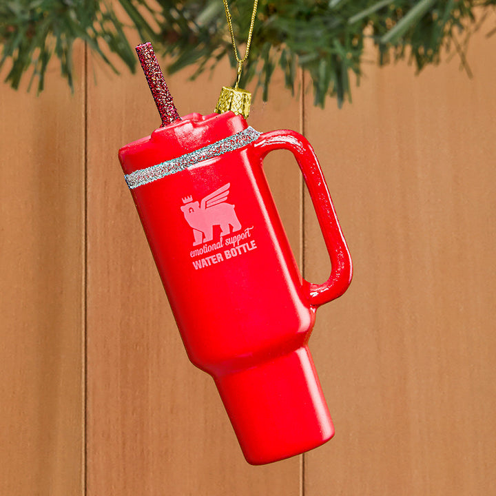 Beverage Tumbler - red Ornament