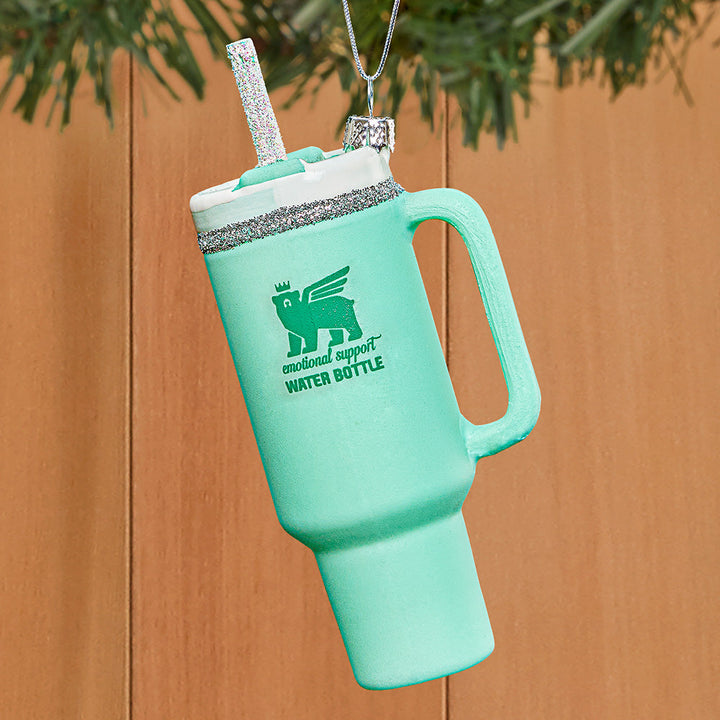 Beverage Tumbler - Green Ornament