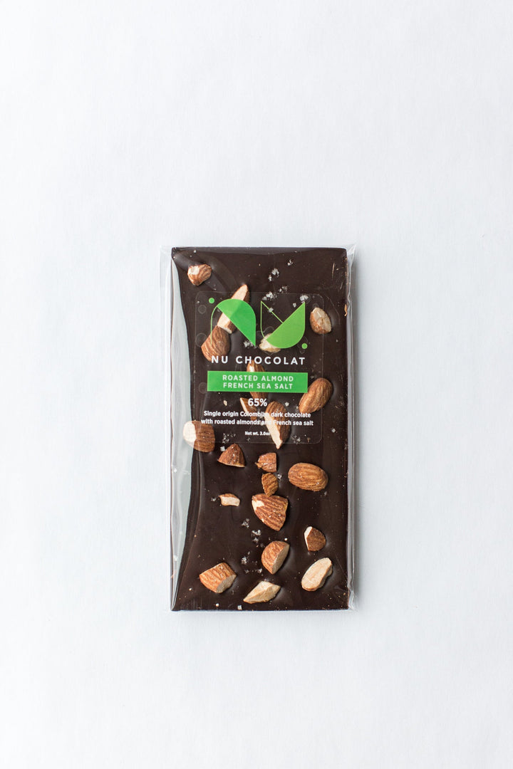Dark Almond French Sea Salt Bar