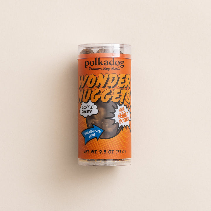 Polka Dog Mini Tube, Wonder Nuggets, Peanut Butter