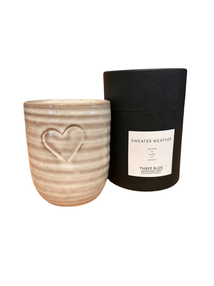 Sweater Weather Blend Soy Candle in Handcrafted Ceramic Mug