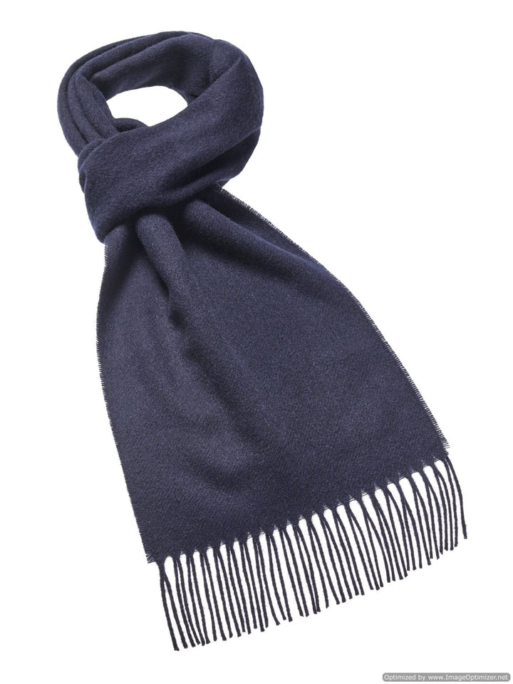 Plain Luxury Scarf, Navy
