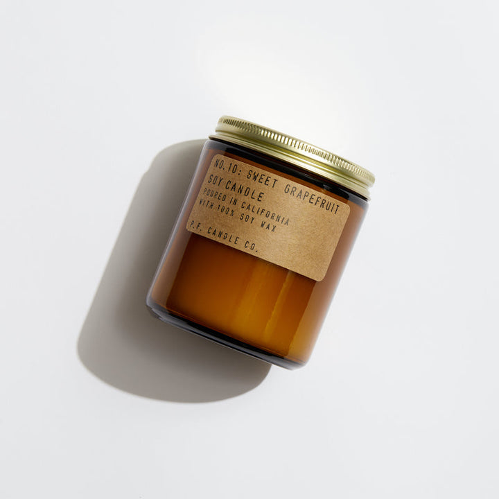 sweet grapefruit soy candle