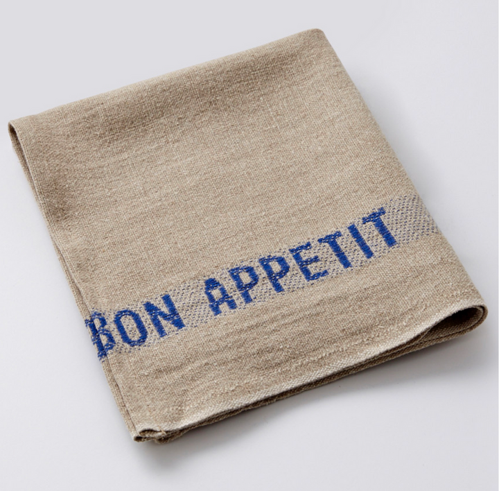 Bon Appetit Tea Towel, blue