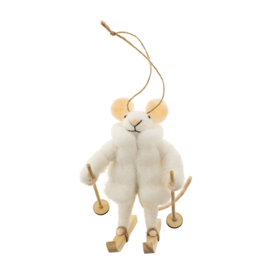 Slalom Smith Mouse Ornament