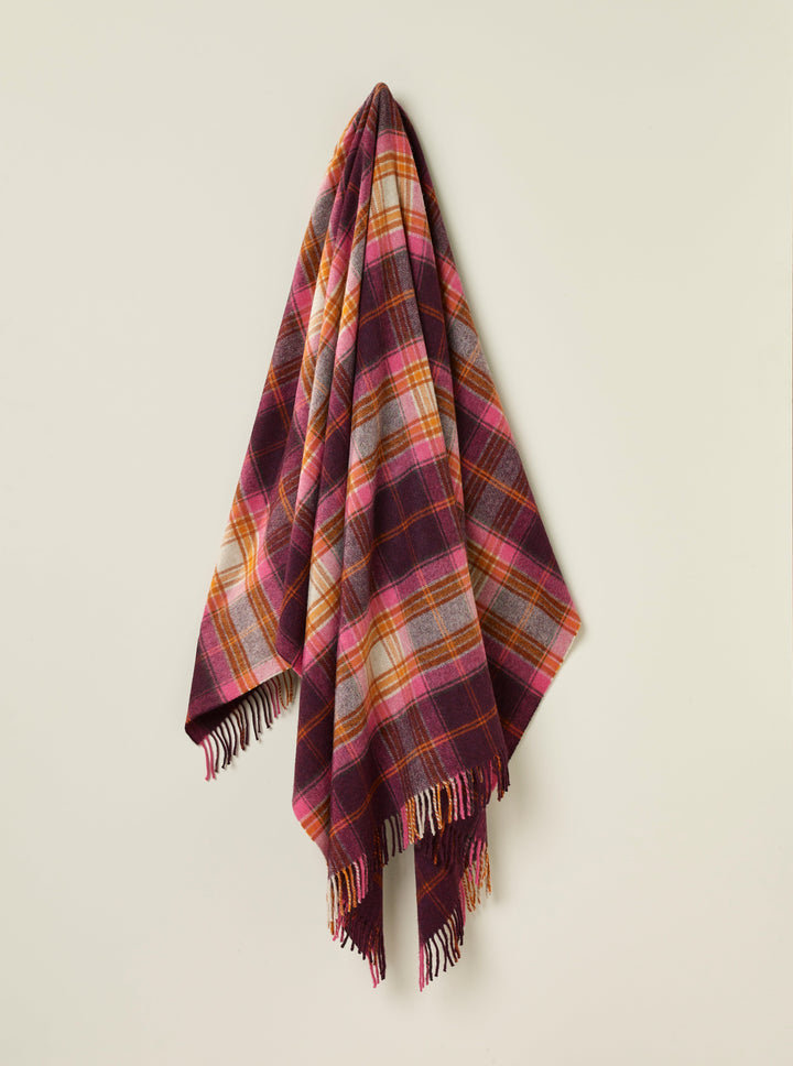 Winterton Throw, burgundy