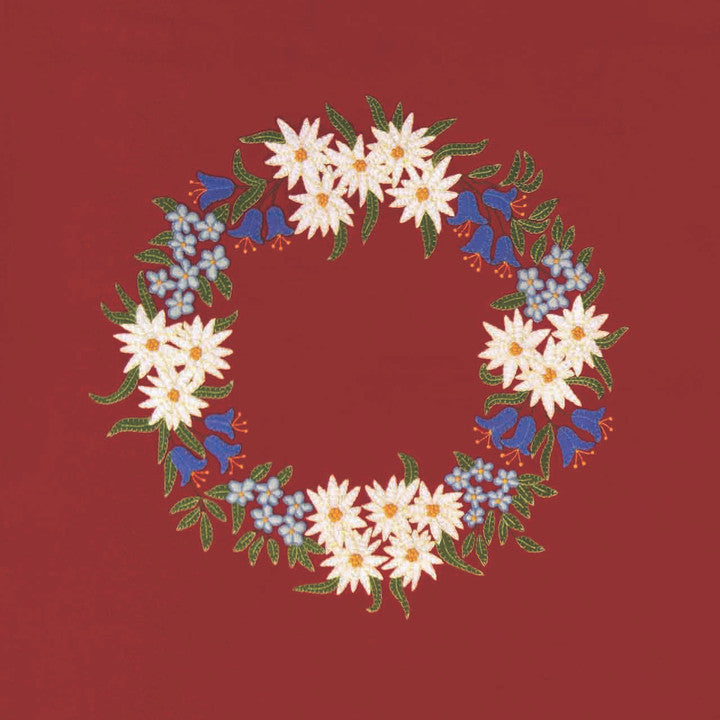 Edelweiss Throw, red 60