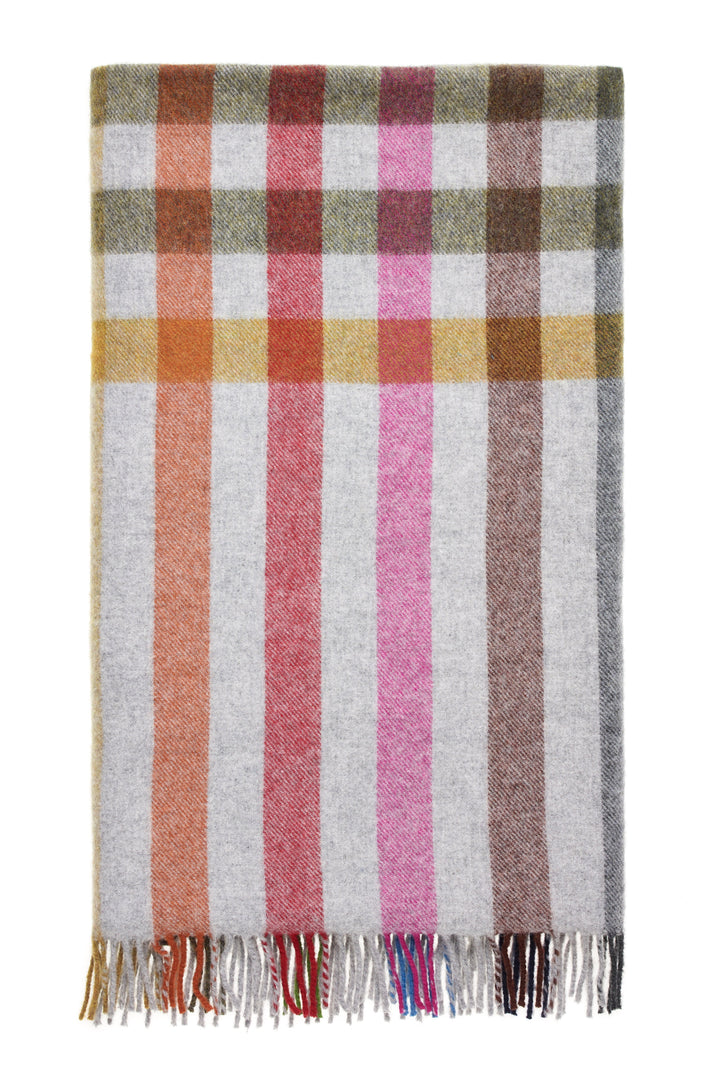 Henley Design Multicolor Merino Throw, Bronte Moon