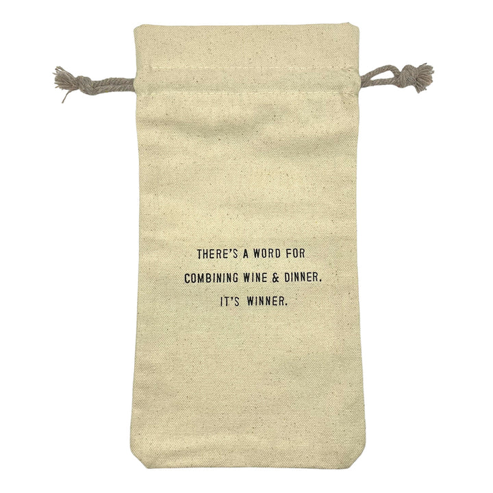 There's A Word  Wine Bag