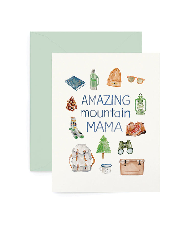 Amazing Mountain Mama Mother's Day Greeting Card