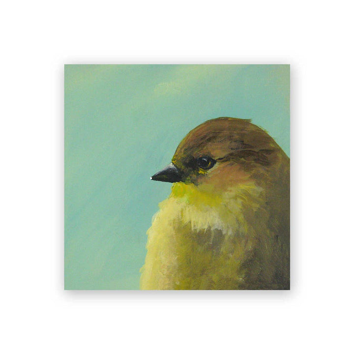 Fictional Yellow Bird Wood Wall Art Decor