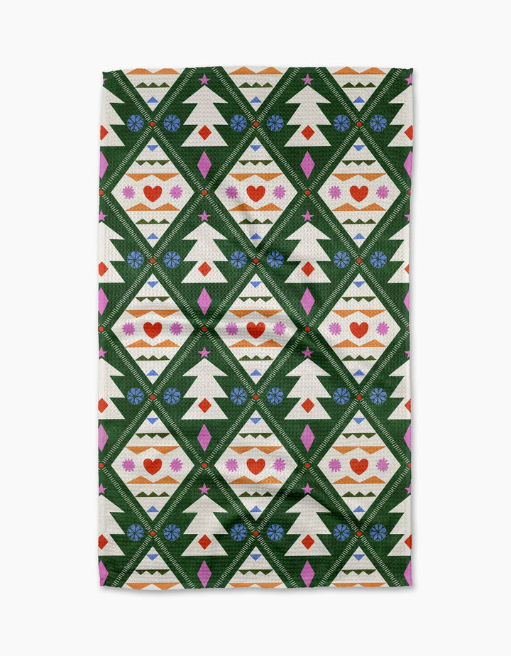 Nordic Christmas Tea Towel