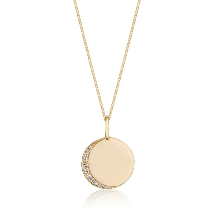 Alice Gold Disc Pendant