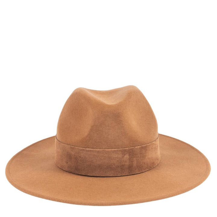 Wide Brim Hat, Leather Braid