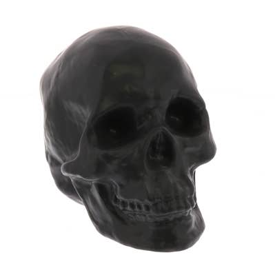 Skull, Ceramic - Matte Black