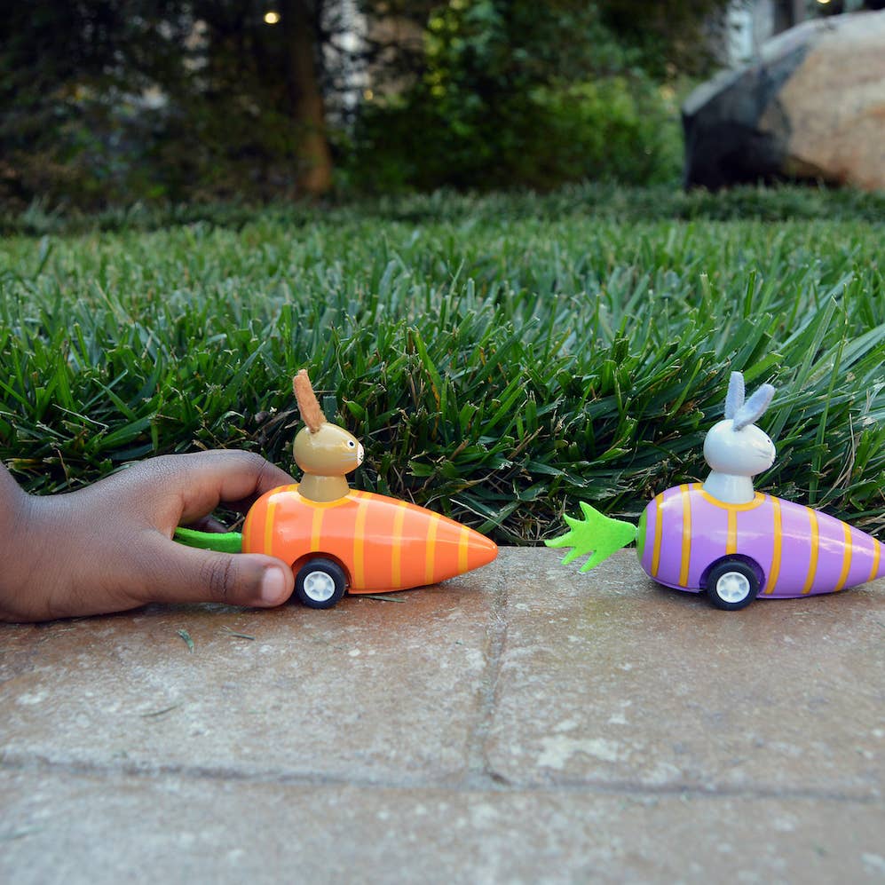 Fun World Rabbit Racer Pull Back Bunny Racers – Woody's Mercantile