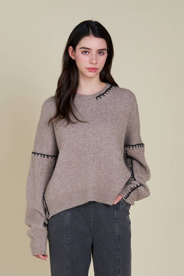 41728 - WHIPSTITCH SWEATER