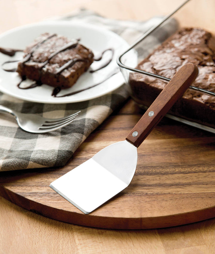 Fox Run Cookie Spatula, Stainless Steel with Wood Handle, 7
