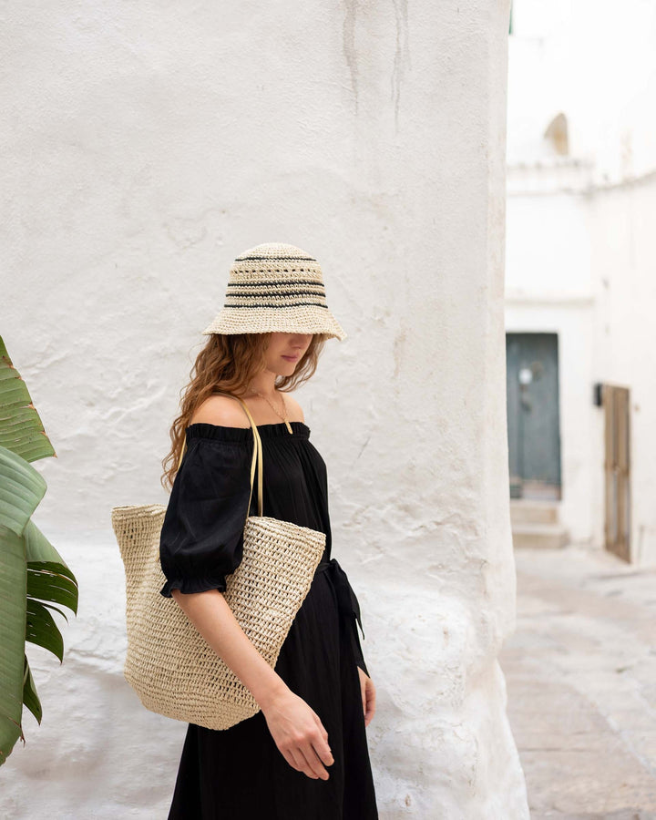 Calypso Bucket Hat - Palm Stripe - One Size