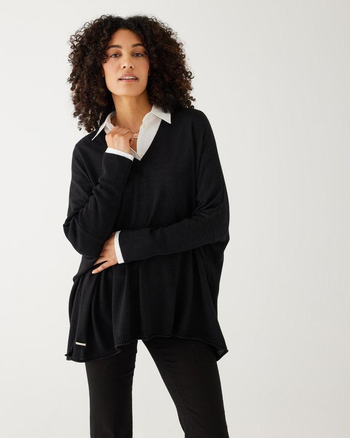 Catalina V-Neck Sweater, black