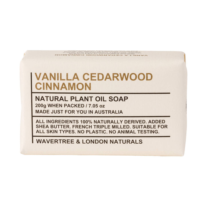 Naturals Soap Bar, Vanilla Cedarwood Cinnamon