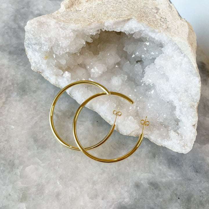 Classic Gold Hoops