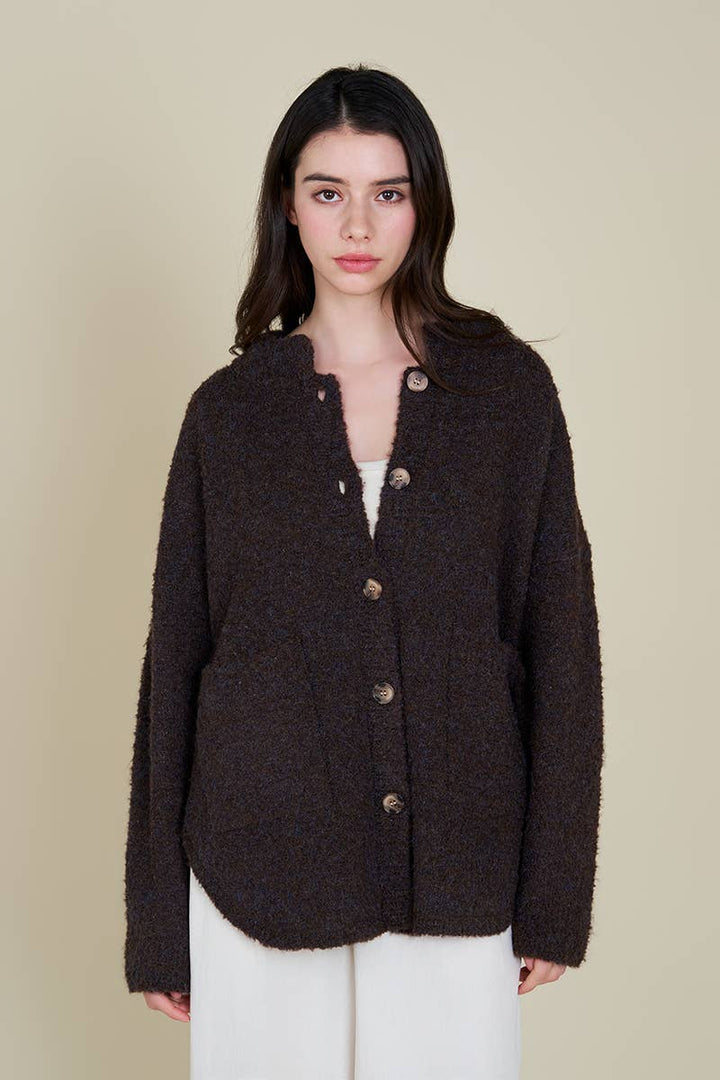 80274BY - BOUCLE CARDIGAN