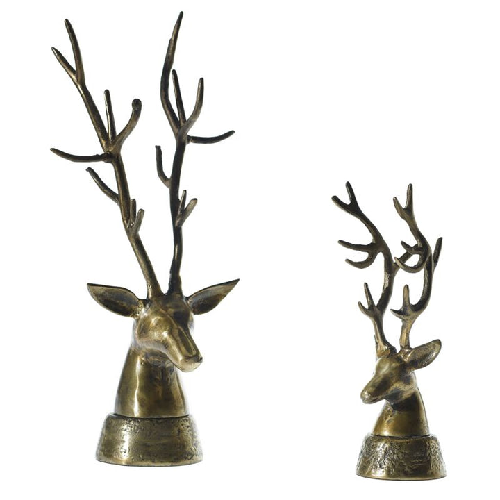 Deerhead, bronze, 10.5