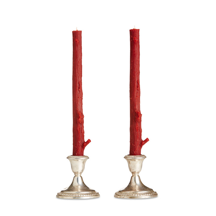 STick Candles, Cedar/pair, dark cherry