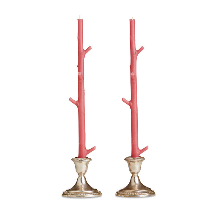 Stick Candle, Maple, watermelon pink
