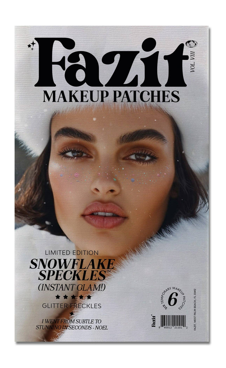 Fazit Makeup Patches Snowflakes Face Glitter Freckles