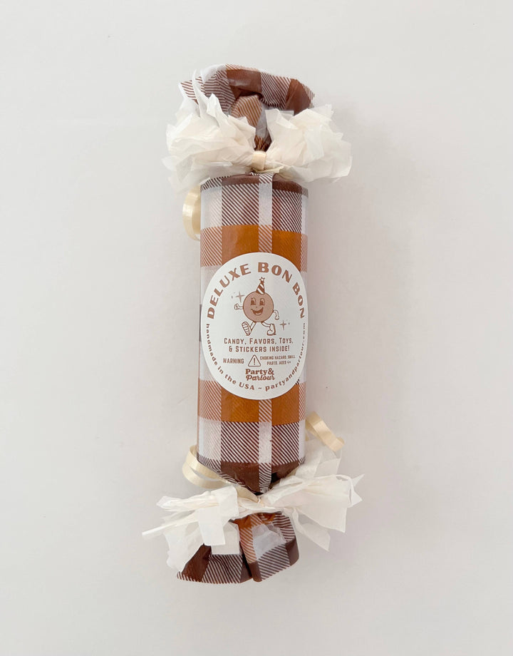 Fall Plaid Deluxe Surprise Bon Bon Handmade Favor Autumn