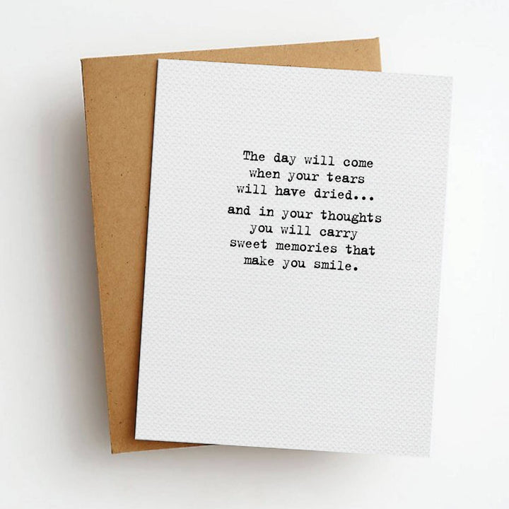 Sweet Memories Sympathy Greeting Card