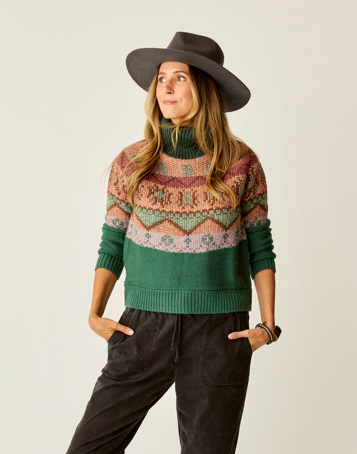 Neve Fairisle Turtleneck, bistro fairisle,