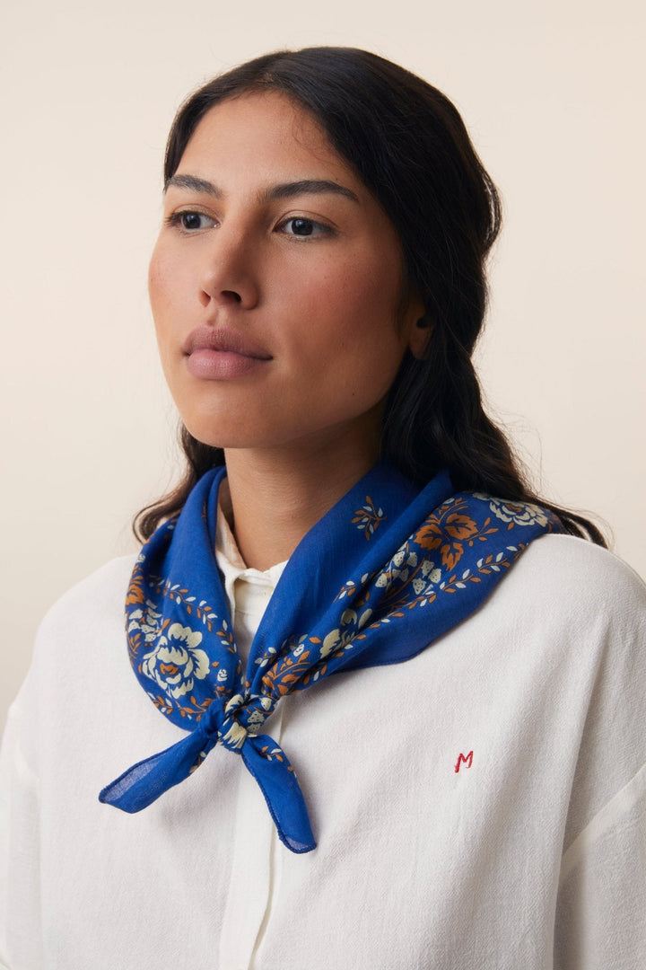 Foulard No. 652, royal blue