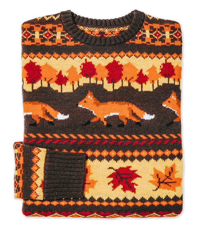 The Fox and Foliage Sweater, Kiel James Patrick
