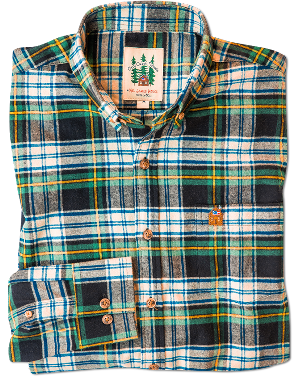 Green Mountain View Flannel Shirt