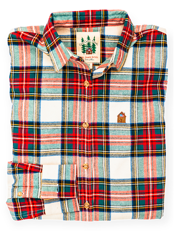 Vermont Christmas Flannel Shirt