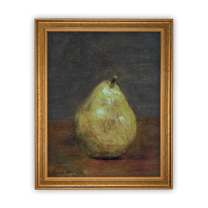 Pear Vintage Art, casa gold frame, 8x10