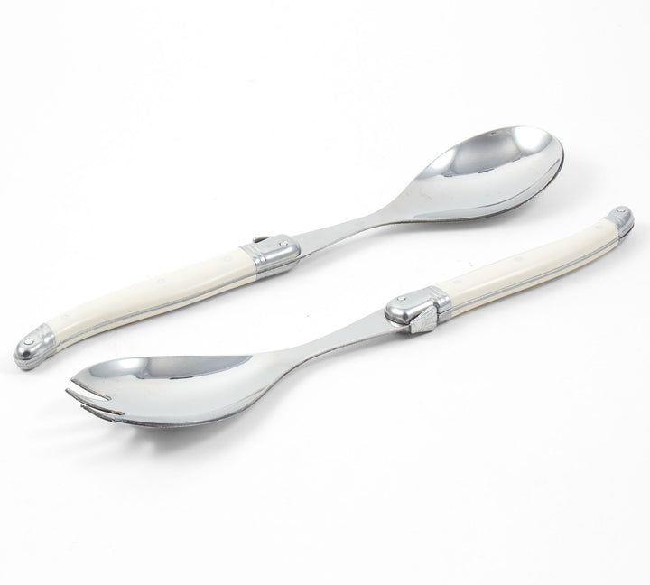 Laguiole Salad Set, ivory