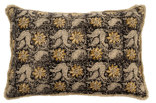 Meredith Block Print Pillow, 14 x 24