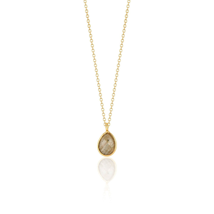 Kailey teardrop pendant, Labrodorite