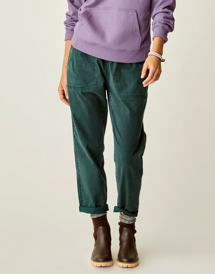 Zoe Twill Pant, Pine