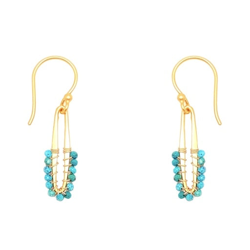 VERONA EARRINGS TURQUOISE