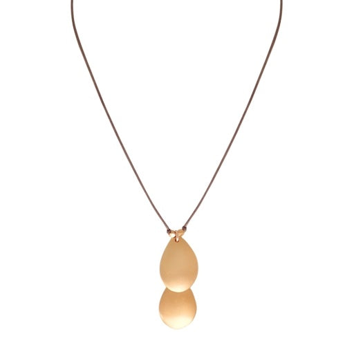 POOL DROP NECKLACE GOLD