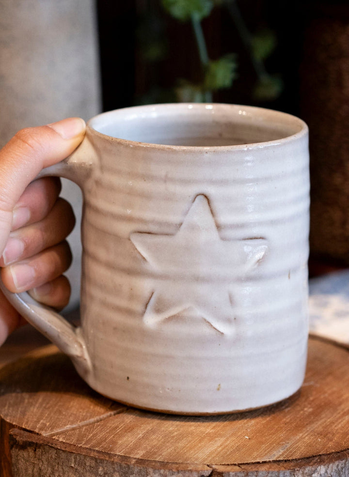 LWP Big Woody's Mug, star, 20 oz, white